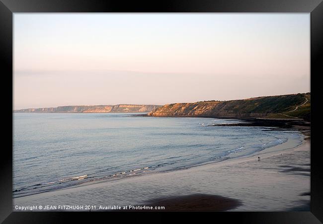The North Shore Scarborough Framed Print by JEAN FITZHUGH