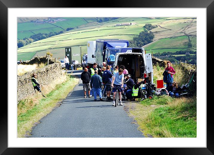 Film Crew for Last od the Summer Wine Framed Mounted Print by JEAN FITZHUGH