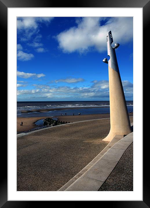The New Cleveleys Blackpool Framed Mounted Print by JEAN FITZHUGH