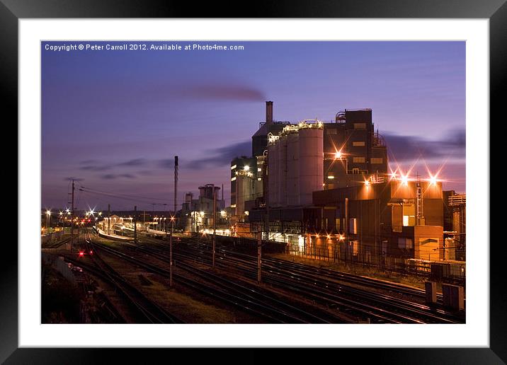 Lever Brothers Factory Warrington Framed Mounted Print by Peter Carroll