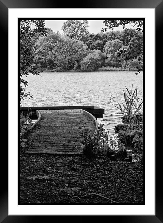 silent water Framed Mounted Print by mark page