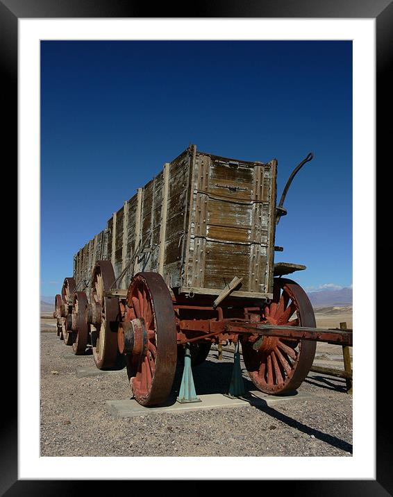 Borax Mine Truck  Death Valley Framed Mounted Print by Bob Clewley