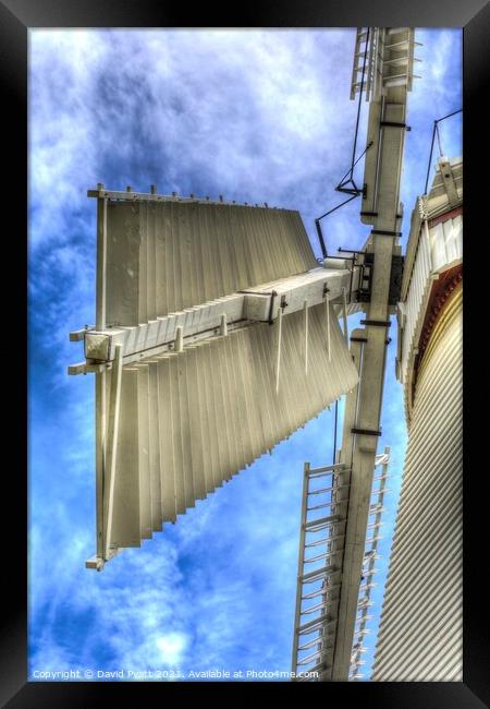 Upminster Windmill Detail Framed Print by David Pyatt