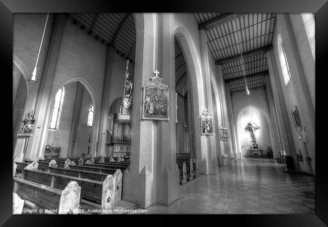 St Andrews Church Salzburg                         V11 Framed Print by David Pyatt