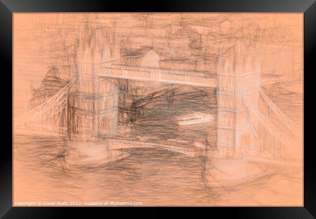 Tower Bridge da Vinci Framed Print by David Pyatt