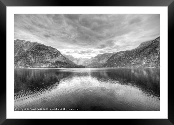 Hallstatt Austria  Framed Mounted Print by David Pyatt