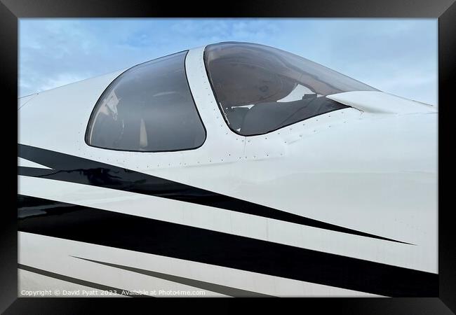 Executive Jet Canopy Detail Framed Print by David Pyatt
