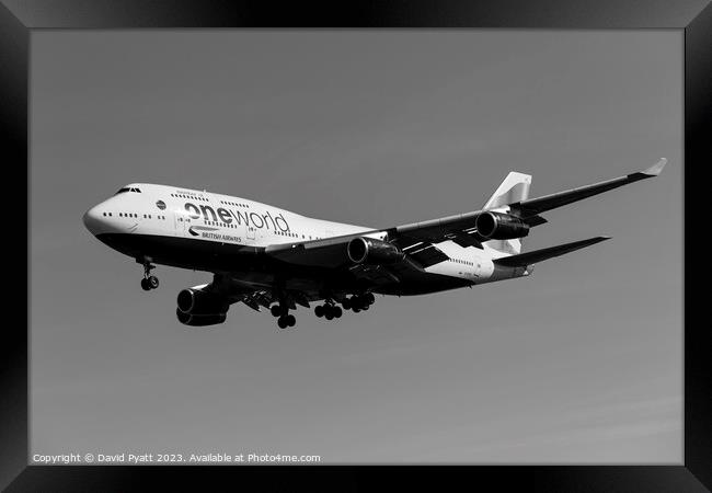 British Airways Boeing 747 Framed Print by David Pyatt