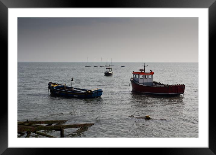 Fishing Boats Essex Framed Mounted Print by David Pyatt