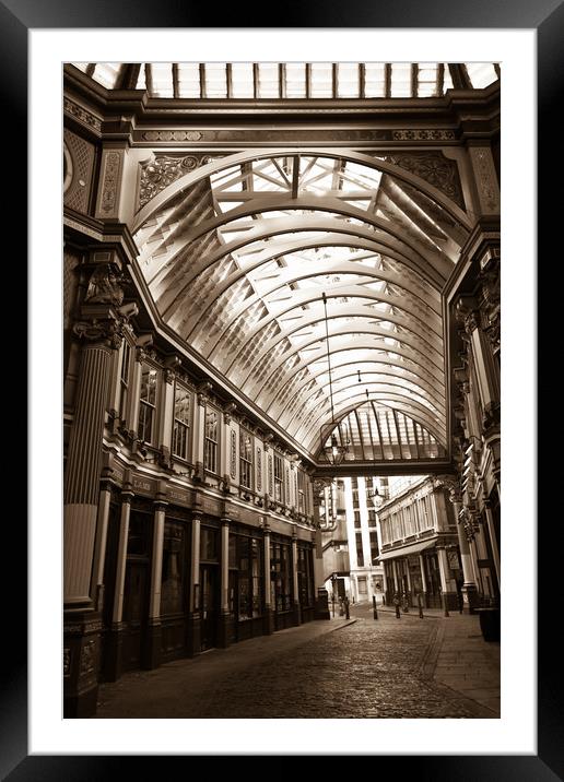 Leadenhall Market London Framed Mounted Print by David Pyatt