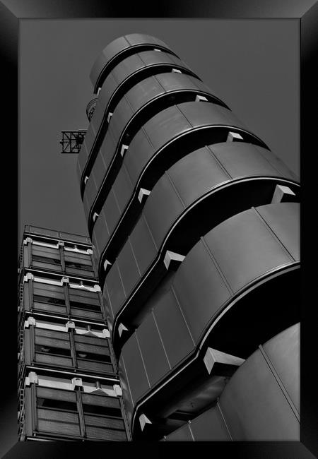 Lloyds of London Building Framed Print by David Pyatt