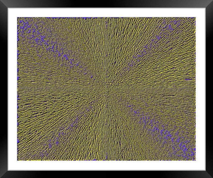 Abstract 3d Art Framed Mounted Print by David Pyatt