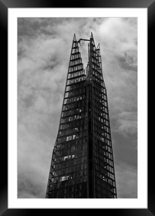 The Shard Framed Mounted Print by David Pyatt