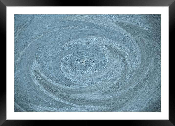 Swirl Art Framed Mounted Print by David Pyatt