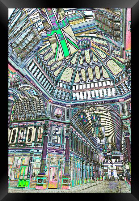 Leadenhall Market London Framed Print by David Pyatt