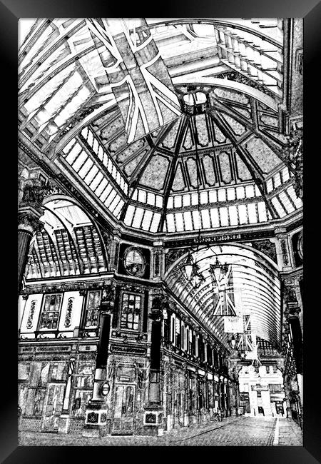 Leadenhall Market London Framed Print by David Pyatt