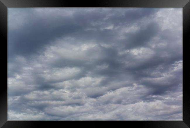 Storm Clouds Framed Print by David Pyatt