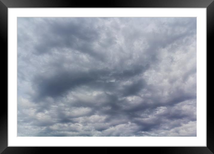 Storm clouds Framed Mounted Print by David Pyatt