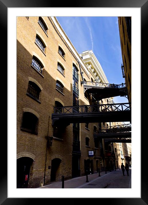 Butlers Wharf London Framed Mounted Print by David Pyatt