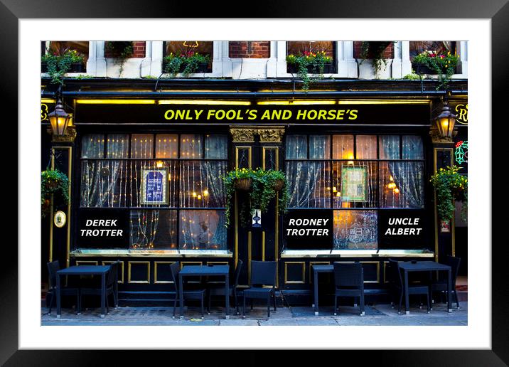The Only Fools and Horses Framed Mounted Print by David Pyatt