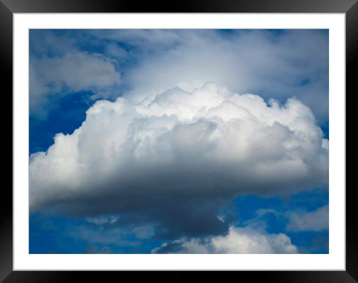 The Cloud Framed Mounted Print by David Pyatt