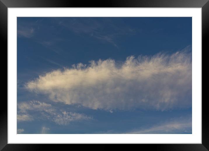 Spear Cloud Framed Mounted Print by David Pyatt