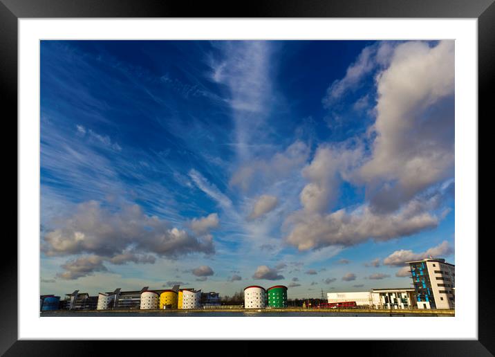 London Docklands Framed Mounted Print by David Pyatt