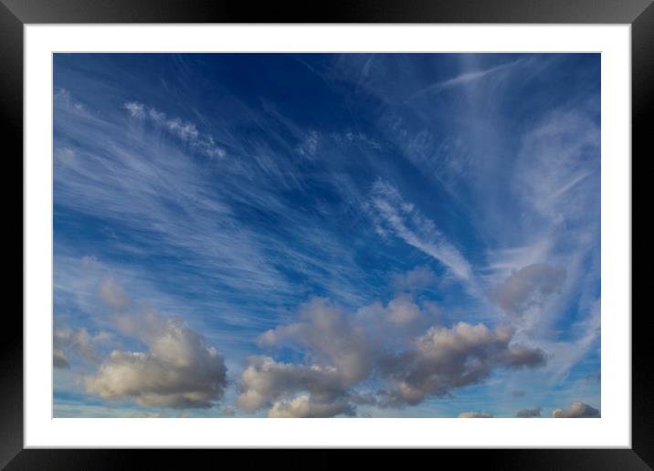 Dramatic sky Framed Mounted Print by David Pyatt