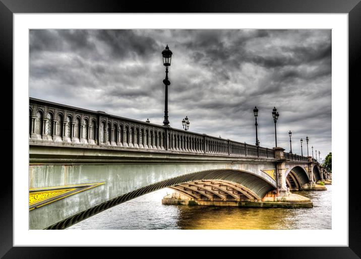 Battersea Bridge London Framed Mounted Print by David Pyatt