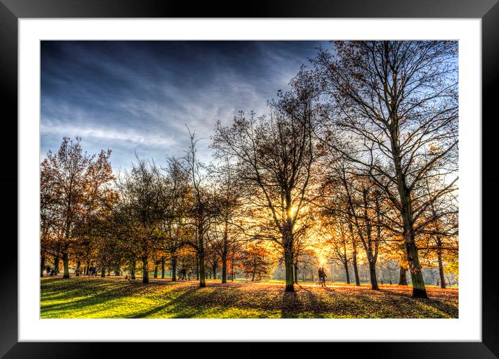 Autumn in London Framed Mounted Print by David Pyatt