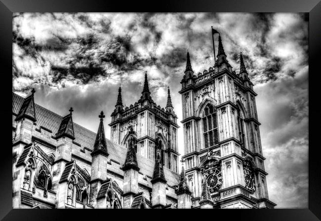 Westminster Abbey London Framed Print by David Pyatt