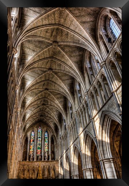 Southwark Cathedral London Framed Print by David Pyatt