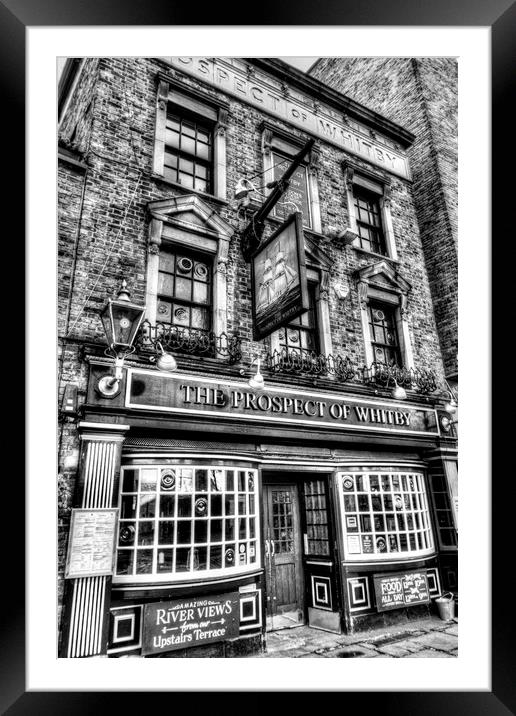 The Prospect Of Whitby Pub London Framed Mounted Print by David Pyatt