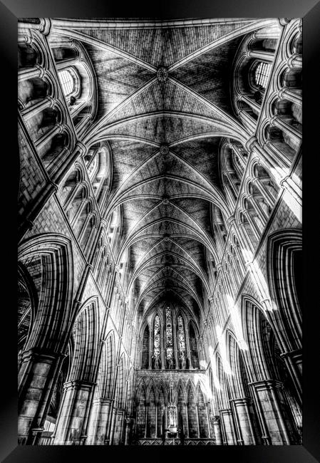 Southwark Cathedral London Framed Print by David Pyatt