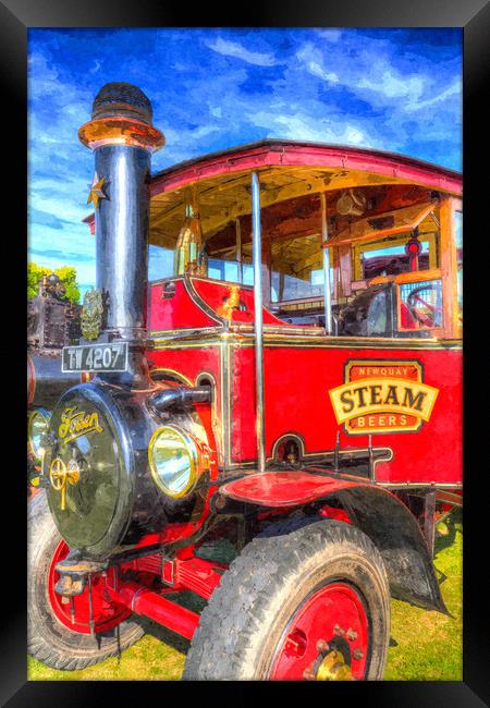 Foden Steam Lorry Art Framed Print by David Pyatt