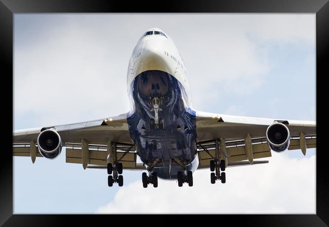 British Airways Boeing 747 Framed Print by David Pyatt