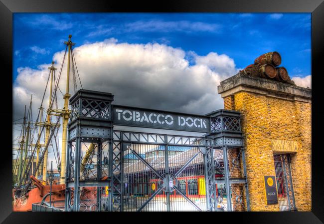 Tobaco Dock London Framed Print by David Pyatt