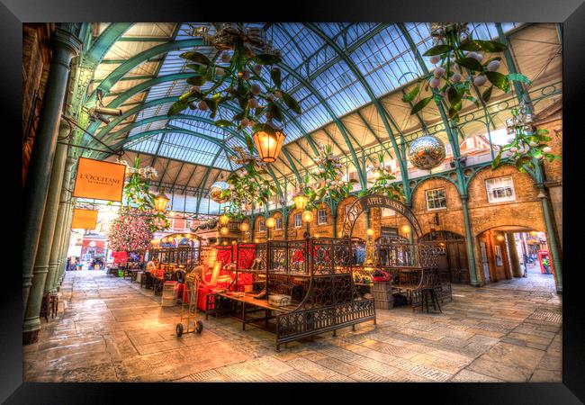 The Apple Market Covent Garden London Framed Print by David Pyatt