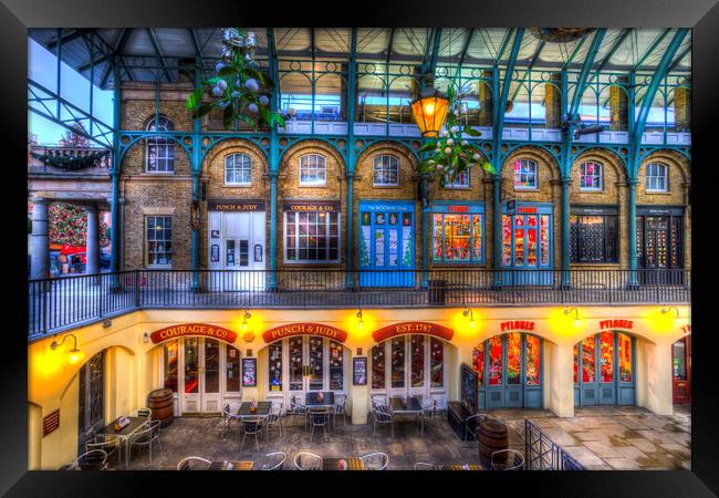 The Punch And Judy Pub Covent Garden Framed Print by David Pyatt