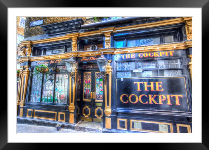 The Cockpit Pub London Framed Mounted Print by David Pyatt