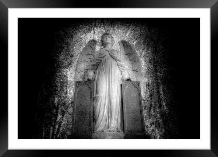 An Angel Watching Over You Framed Mounted Print by David Pyatt