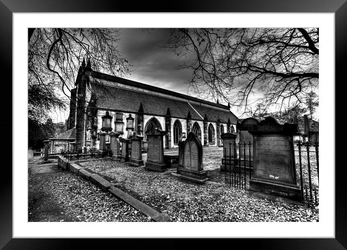 Greyfriars Kirk Church Edinburgh Framed Mounted Print by David Pyatt