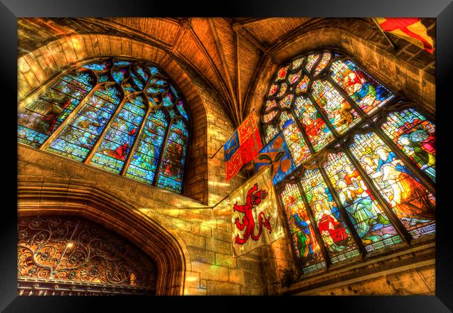 St Giles Cathedral Edinburgh  Framed Print by David Pyatt