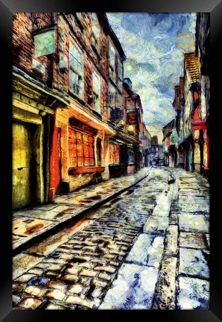 The Shambles York Art Framed Print by David Pyatt