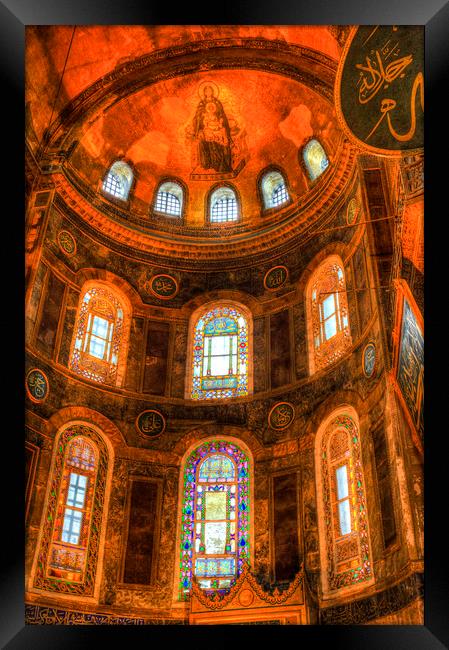 Hagia Sophia Istanbul Framed Print by David Pyatt