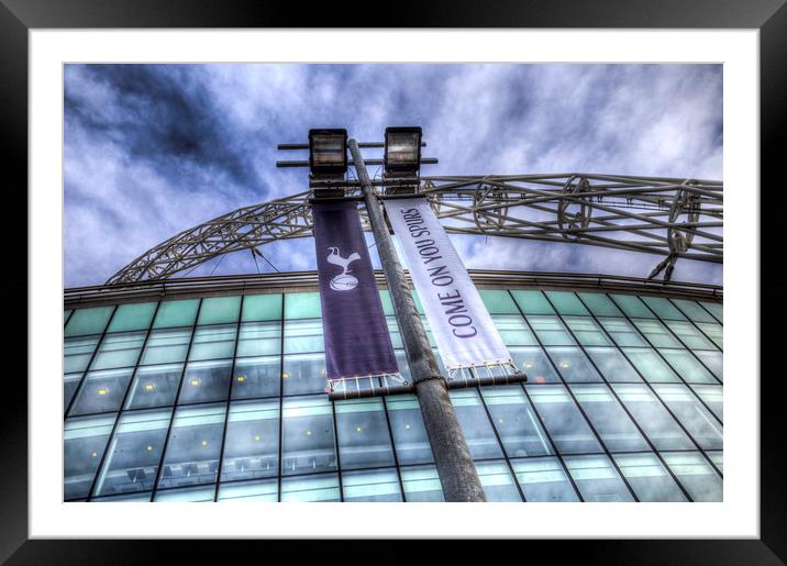 Come On You Spurs Framed Mounted Print by David Pyatt