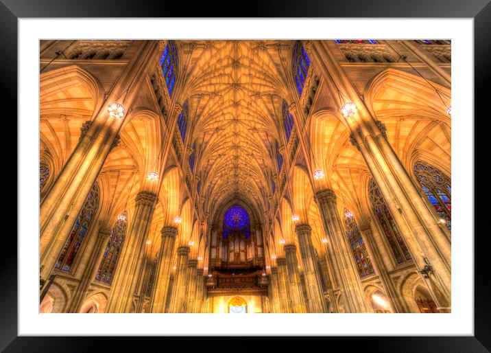 St Patrick's Cathedral Framed Mounted Print by David Pyatt