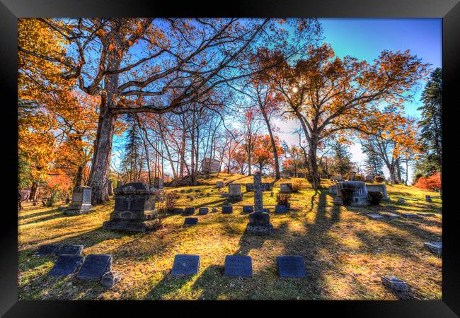 Sleepy Hollow Cemetery  Framed Print by David Pyatt