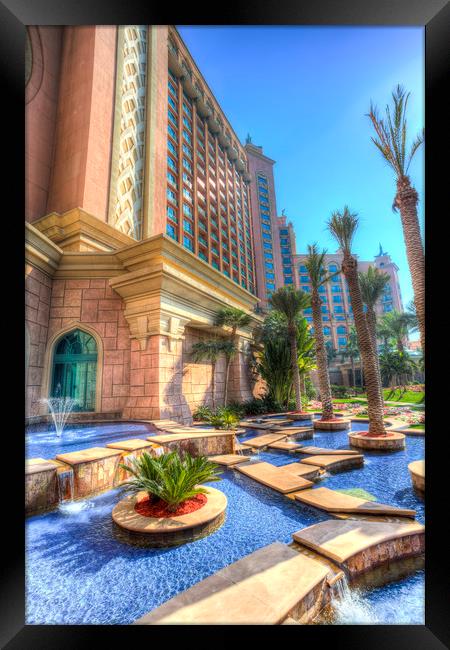 Atlantis Palm Hotel Dubai Framed Print by David Pyatt