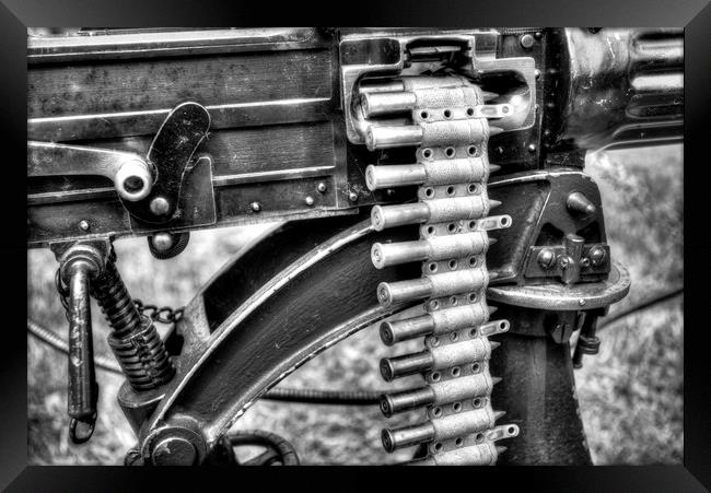 Vickers Machine Gun  Framed Print by David Pyatt